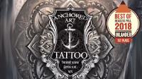 Anchored Arc Tattoo image 1